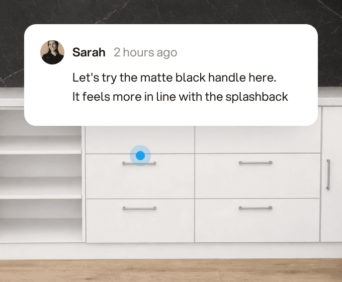 Comments where the work is